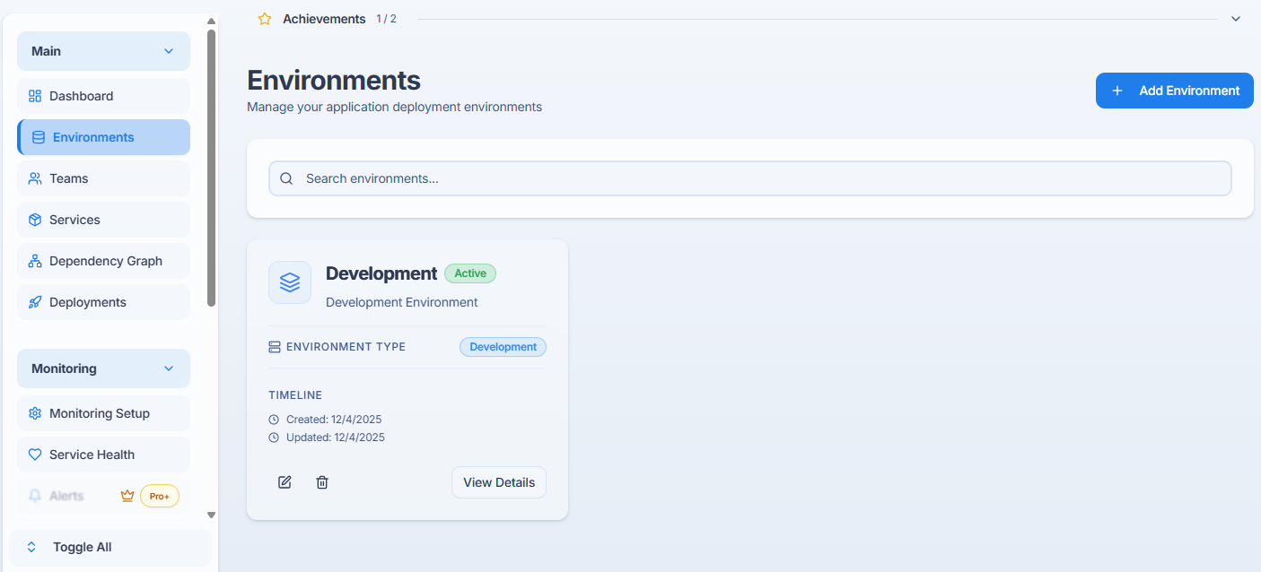 Create Environment